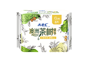 ABC親柔立圍日用纖薄棉柔表層衛(wèi)生巾8片（含澳洲茶樹精華）